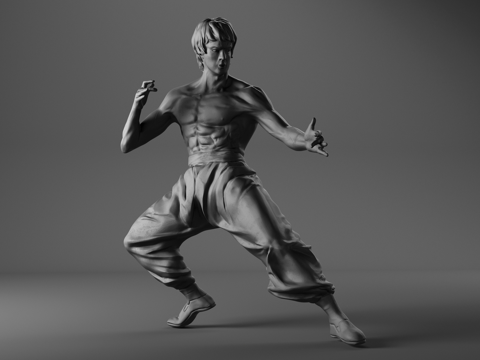 Bruce Lee Pose by Ruminate Studio on Dribbble